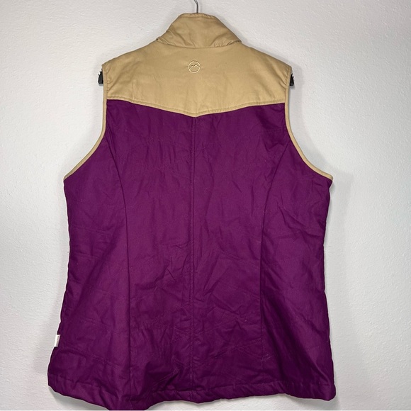 Magellan Outdoors Purple and Tan Vest - Picture 3 of 7